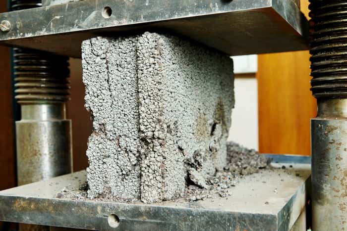 Испытание легкого бетона